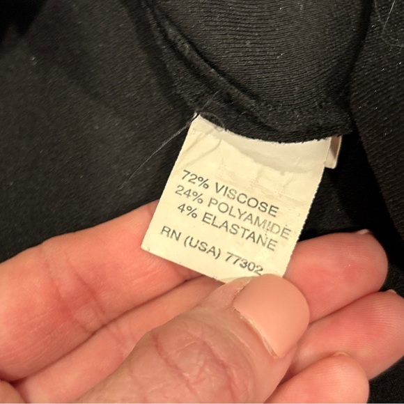 ZARA Knit Black Fit and Flair Knee Length Dress Size Small - Picture 4 of 10